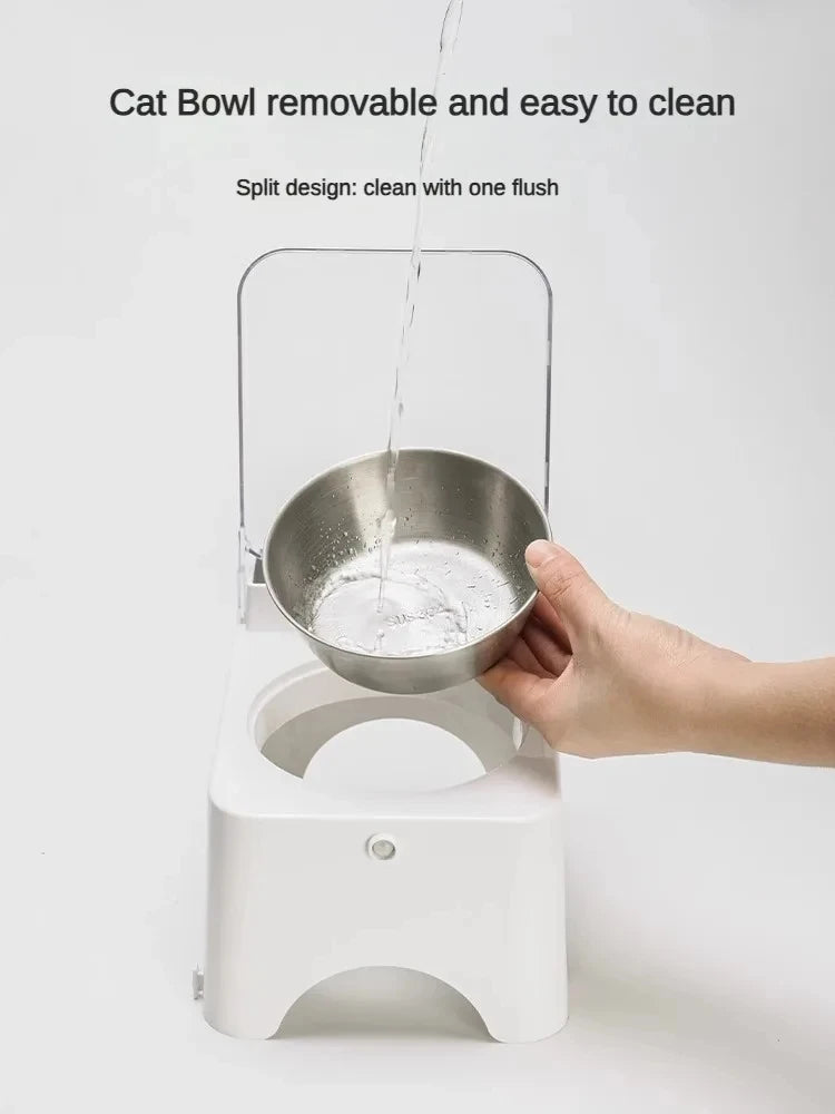 Revolutionary Smart Cat Bowl: Infrared Sensor Automatic Feeder with Anti-Mouse Technology for Cats and Dogs
